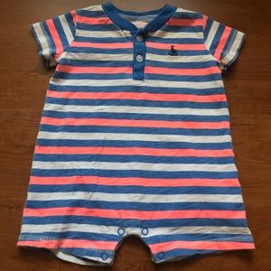 Striped Baby Boy Romper